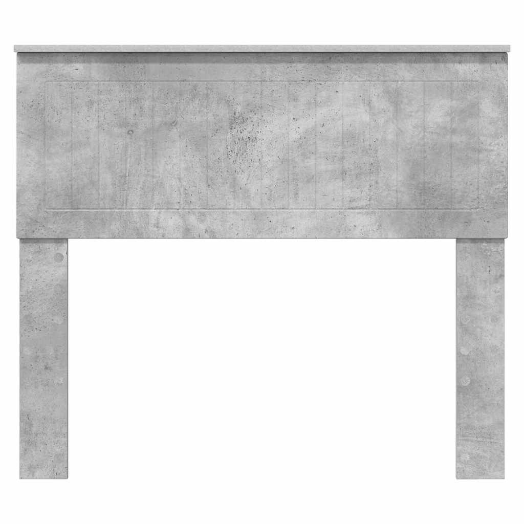 Testiera con testiera Grigio cemento 100 cm Legno multistrato