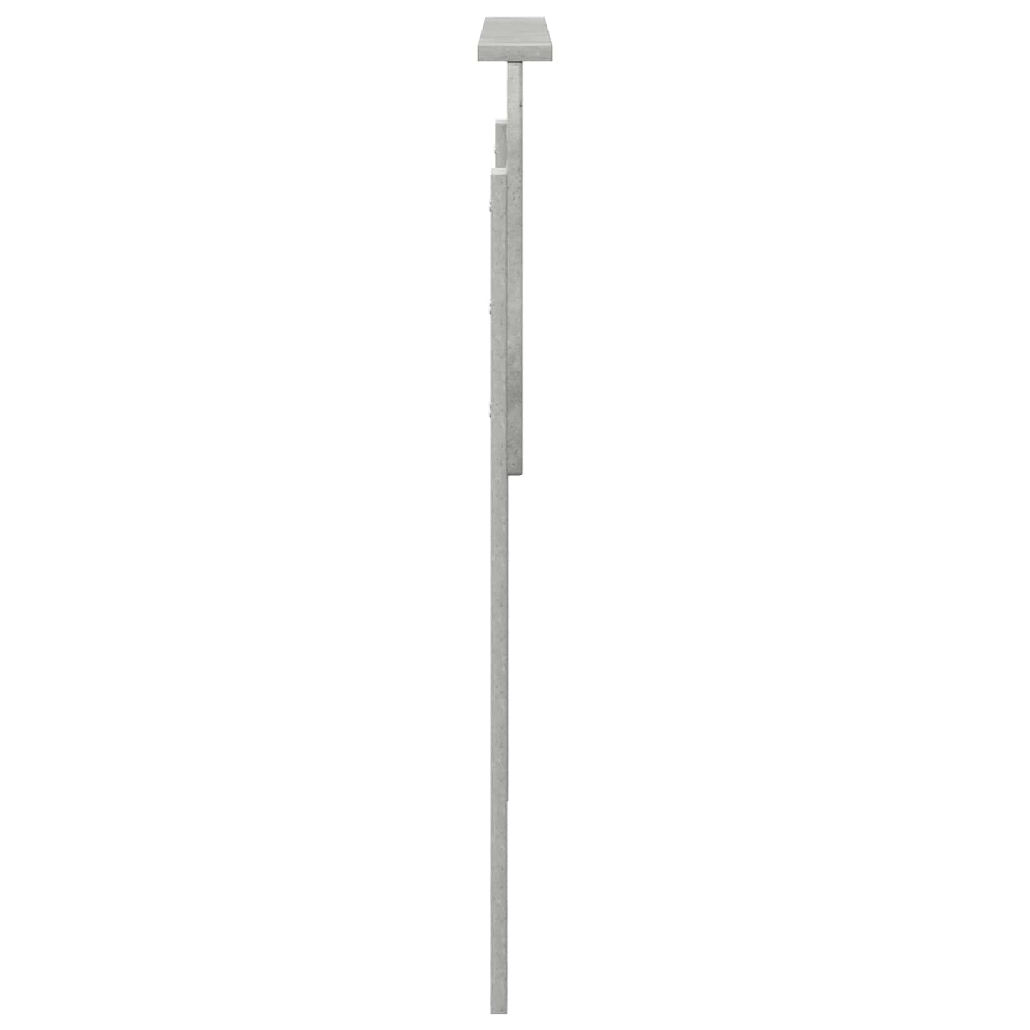 Testiera Grigio cemento Legno ingegnerizzato