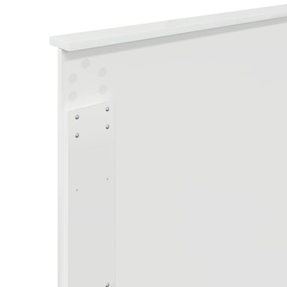 Testiera con testiera Bianco Lucido 100 cm Legno multistrato