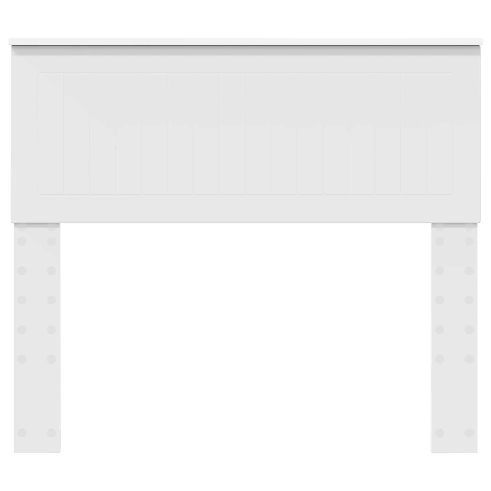 Testiera Bianco Lucido Legno multistrato | homemem39