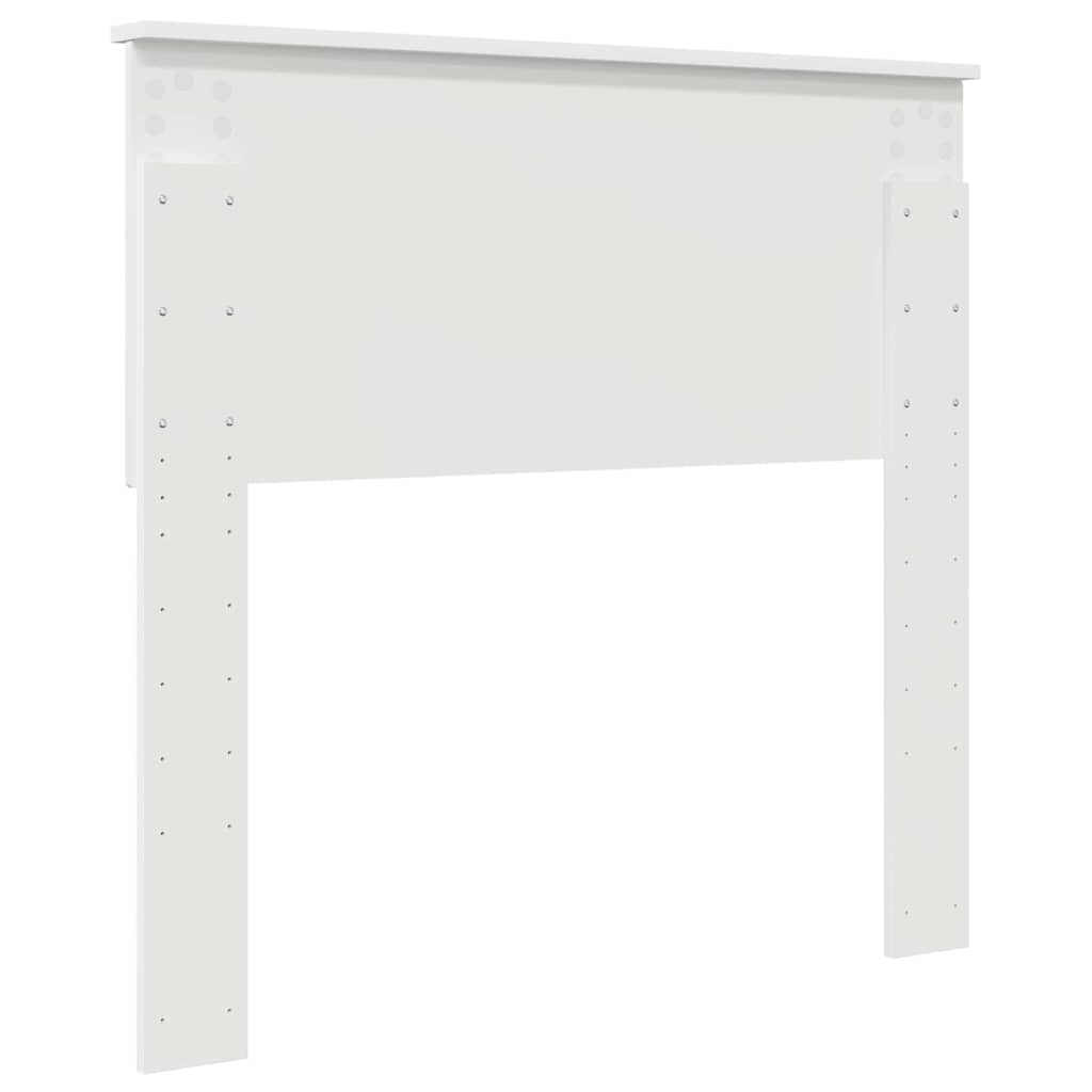 Testiera con testiera Bianco 90 cm Legno multistrato