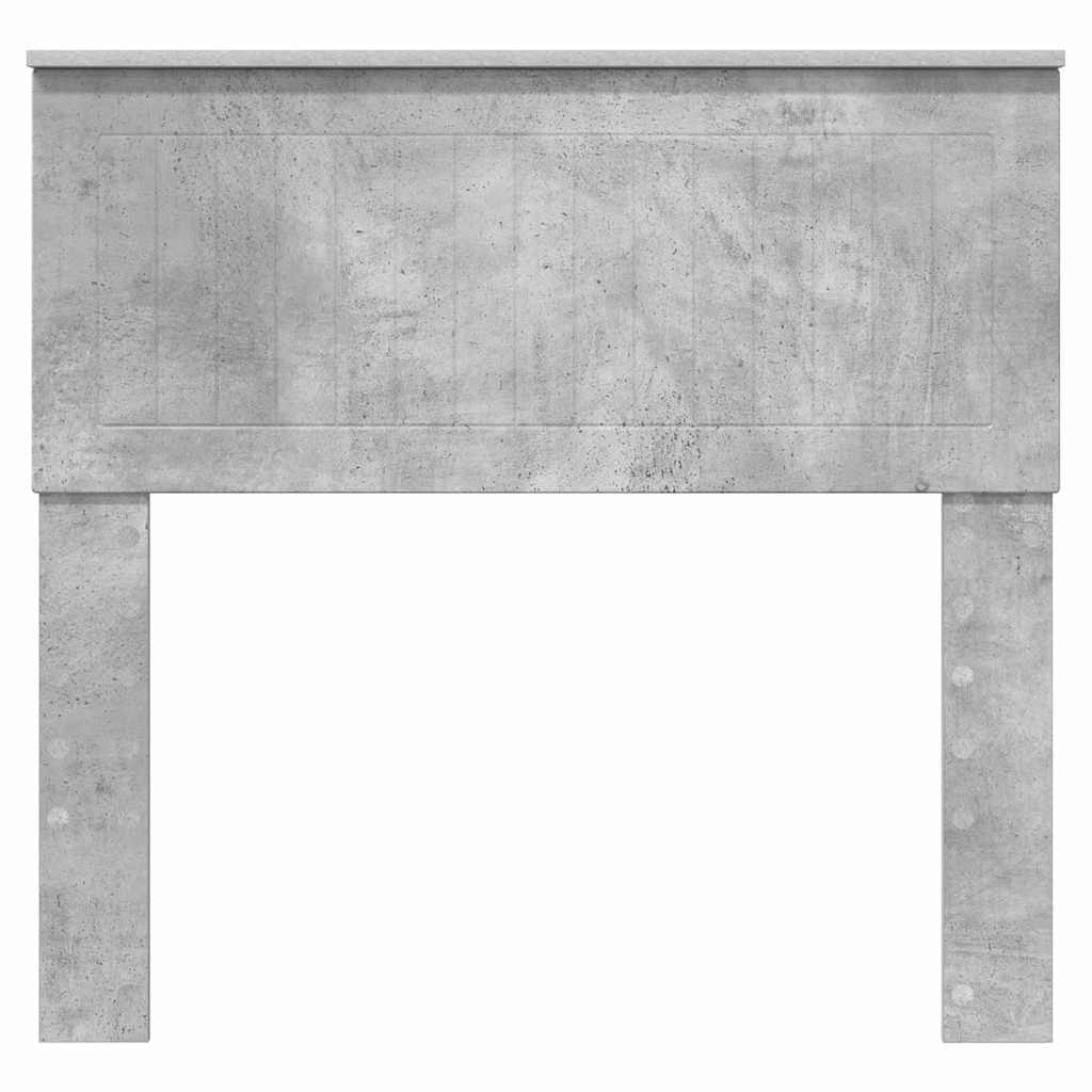 Testiera con testiera Grigio cemento 90 cm Legno multistrato