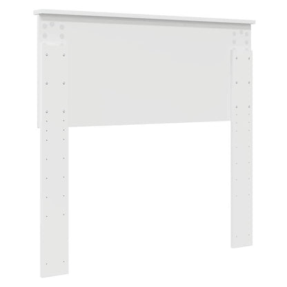 Testiera con testiera Bianco Lucido 90 cm Legno multistrato