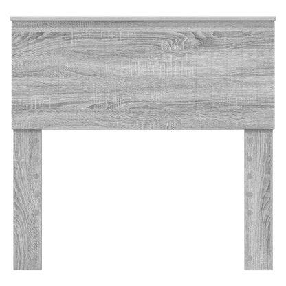 Testiera con testiera Grigio Sonoma 90 cm Legno multistrato