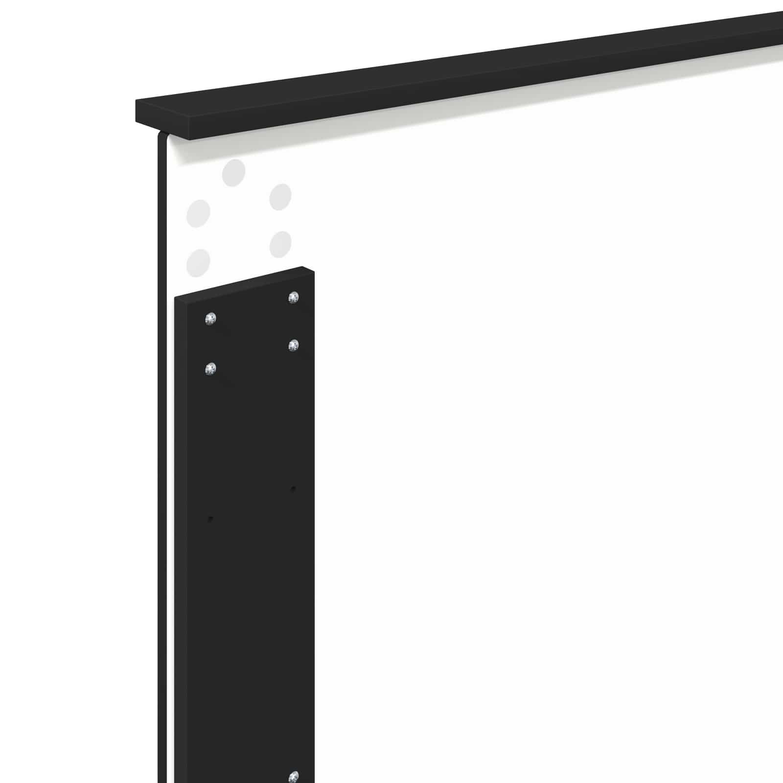 Testiera Rovere Nero Legno multistrato | homemem39