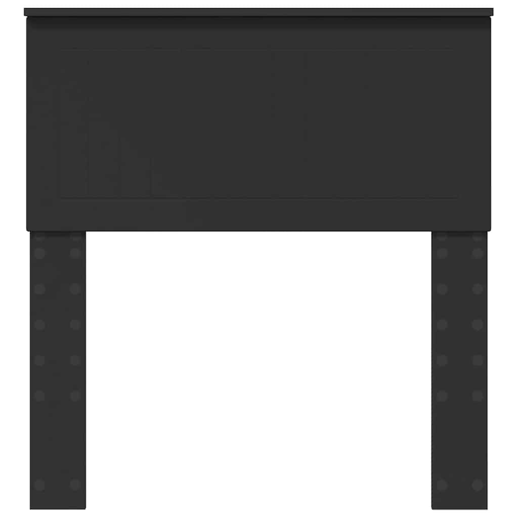 Testiera con testiera Rovere Nero 80 cm Legno multistrato