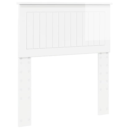 Testiera Bianco Lucido Legno ingegnerizzato
