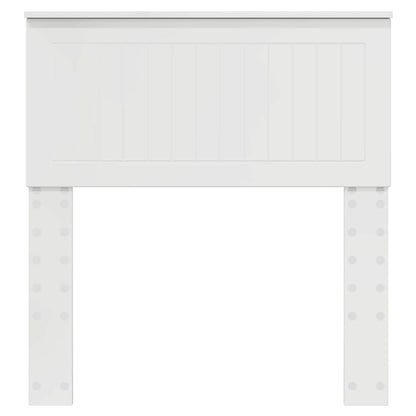 Testiera con testiera Bianco Lucido 80 cm Legno multistrato