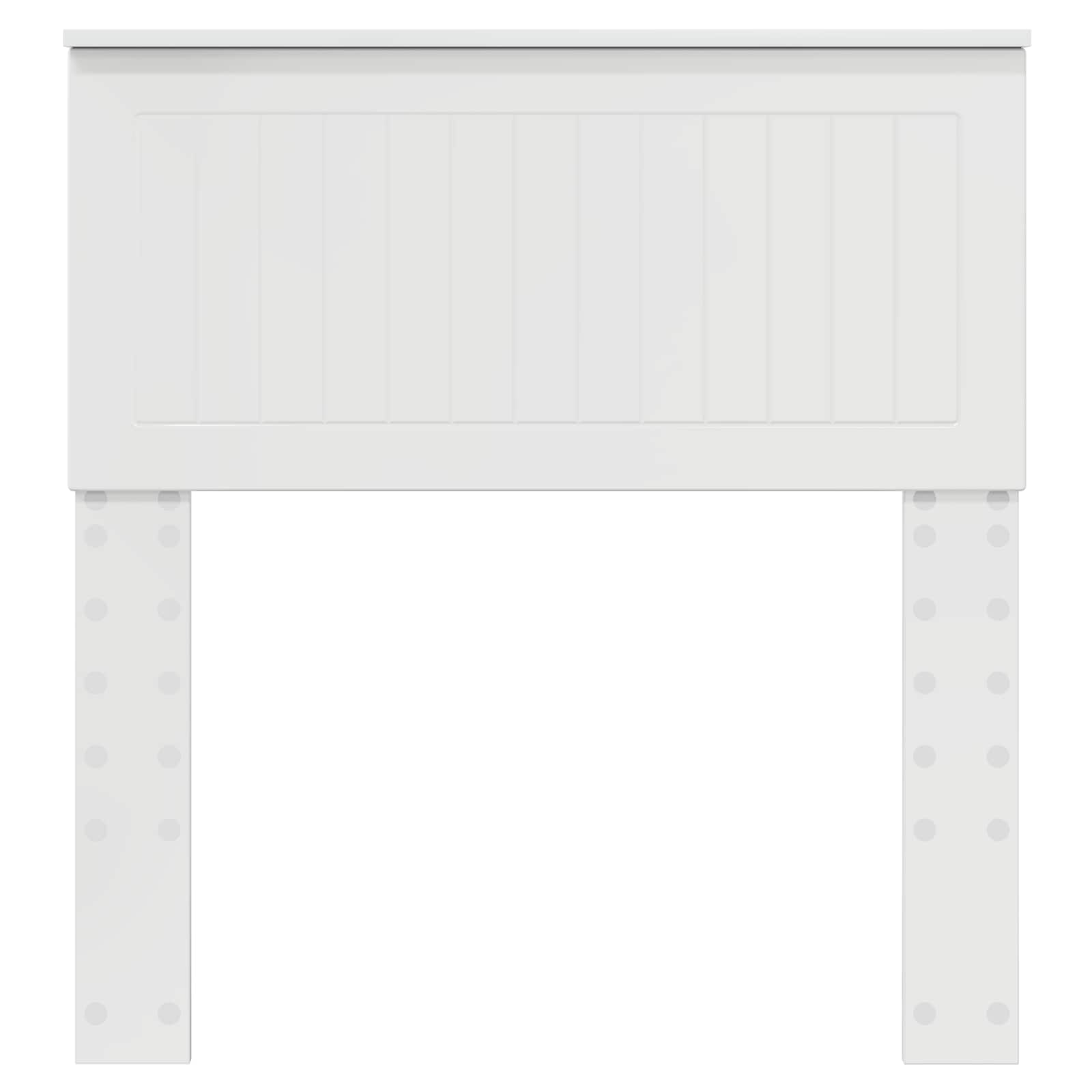 Testiera Bianco Lucido Legno multistrato | homemem39