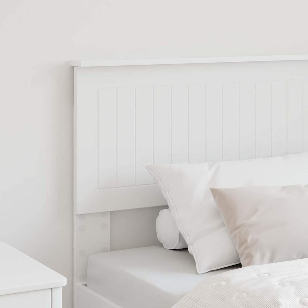 Testiera con testiera Bianco 75 cm Legno multistrato