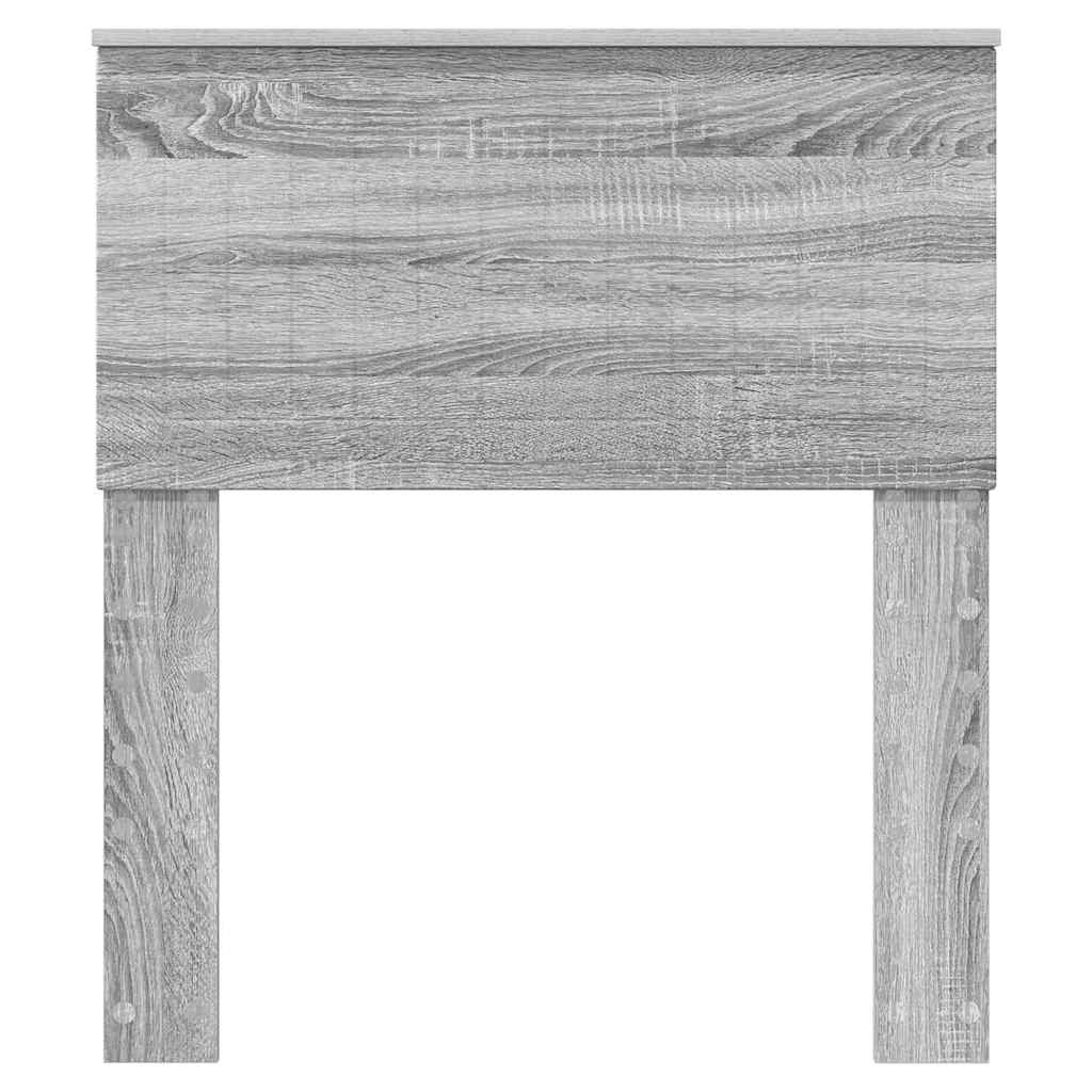 Testiera con testiera Grigio Sonoma 75 cm Legno multistrato