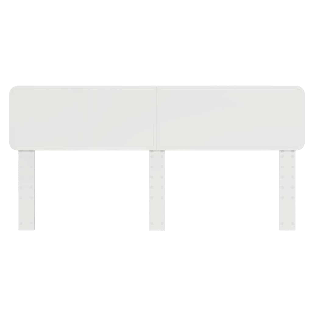 Testiera con testiera Bianco 180 cm Legno multistrato