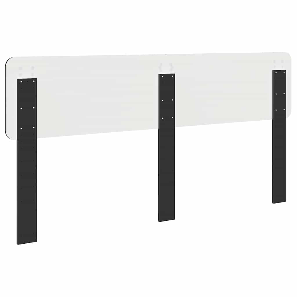 Testiera con testiera Rovere Nero 180 cm Legno multistrato