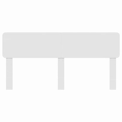 Testiera con testiera Bianco Lucido 180 cm Legno multistrato