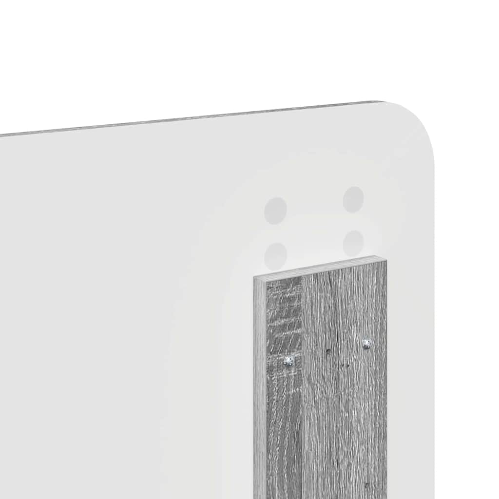 Testiera con testiera Grigio Sonoma 180 cm Legno multistrato