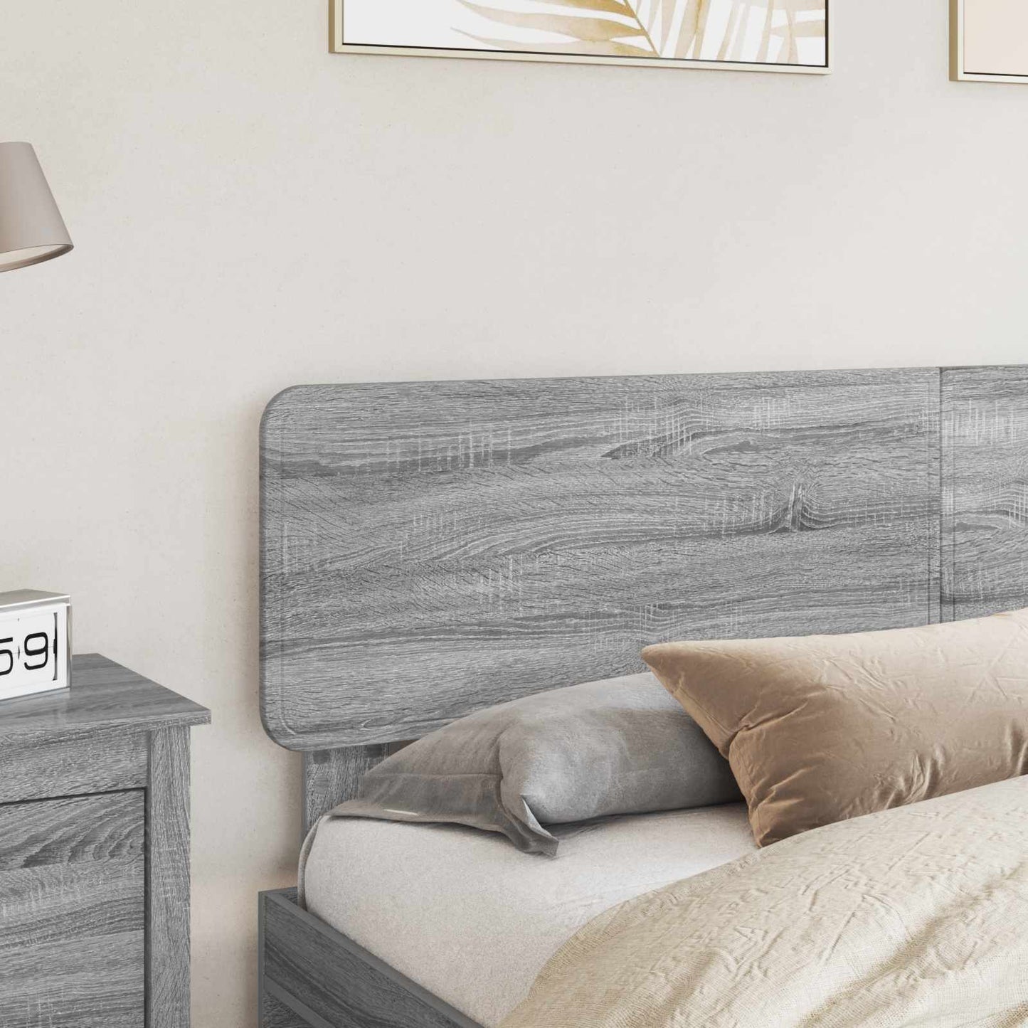 Testiera Grigio Sonoma Legno multistrato