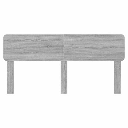 Testiera con testiera Grigio Sonoma 180 cm Legno multistrato