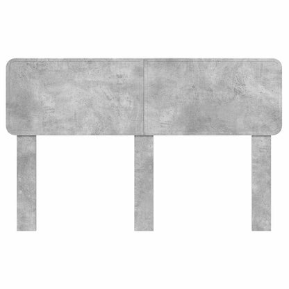 Testiera con testiera Grigio cemento 160 cm Legno multistrato