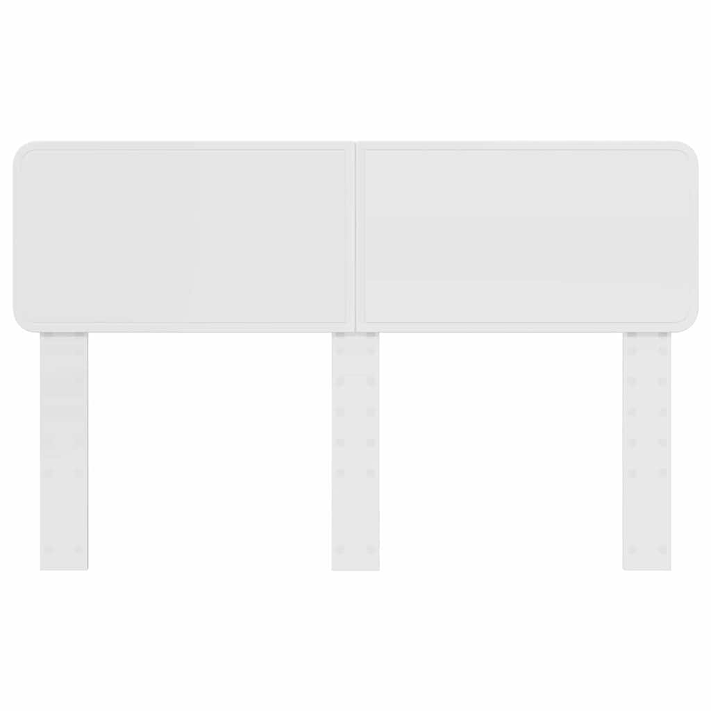 Testiera con testiera Bianco Lucido 160 cm Legno multistrato