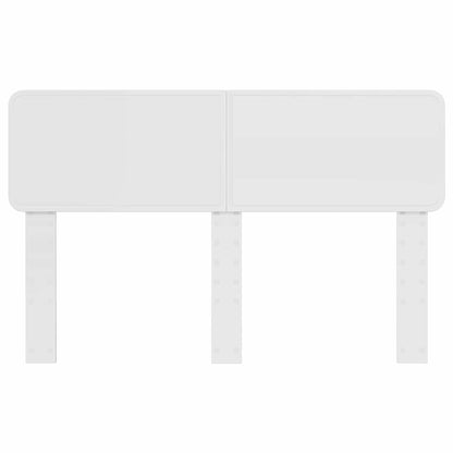 Testiera con testiera Bianco Lucido 160 cm Legno multistrato