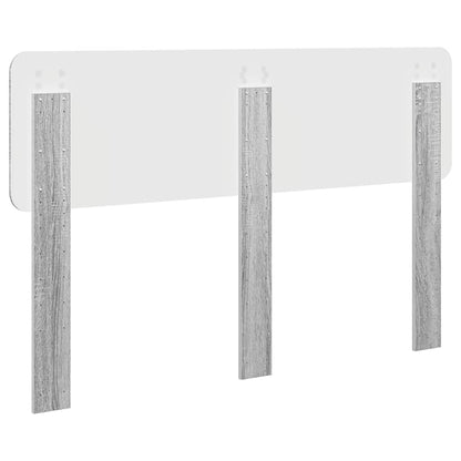 Testiera con testiera Grigio Sonoma 160 cm Legno multistrato