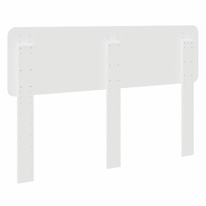 Testiera con testiera Bianco 150 cm Legno multistrato