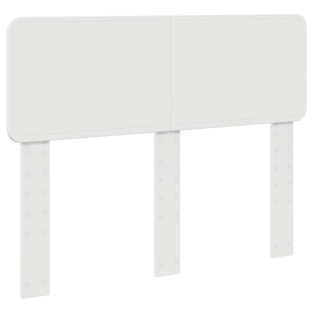 Testiera con testiera Bianco 135 cm Legno multistrato