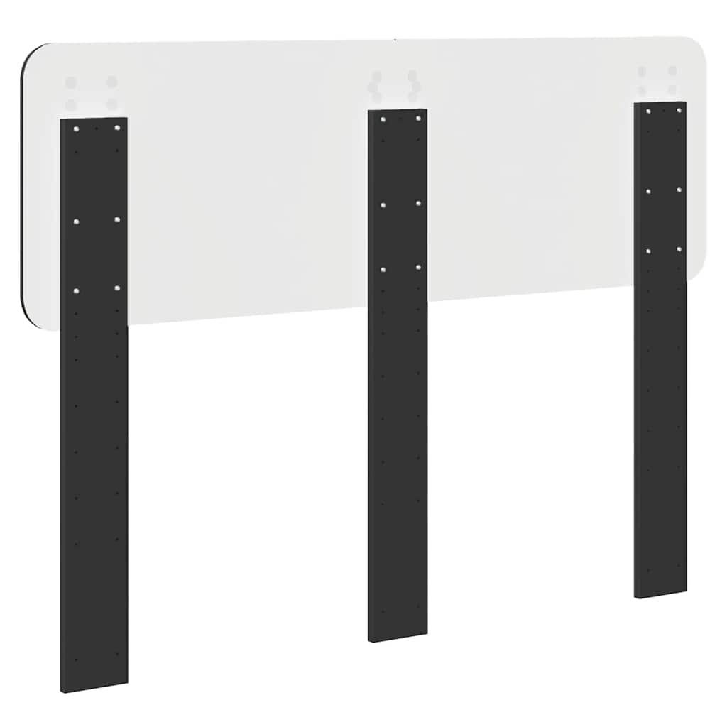 Testiera con testiera Rovere Nero 135 cm Legno multistrato