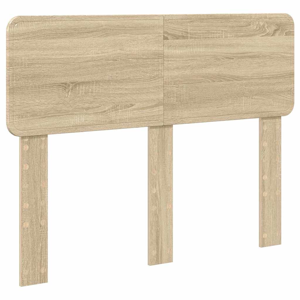 Testiera con testiera Rovere Sonoma 135 cm Legno multistrato