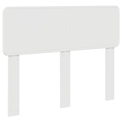 Testiera con testiera Bianco Lucido 135 cm Legno multistrato