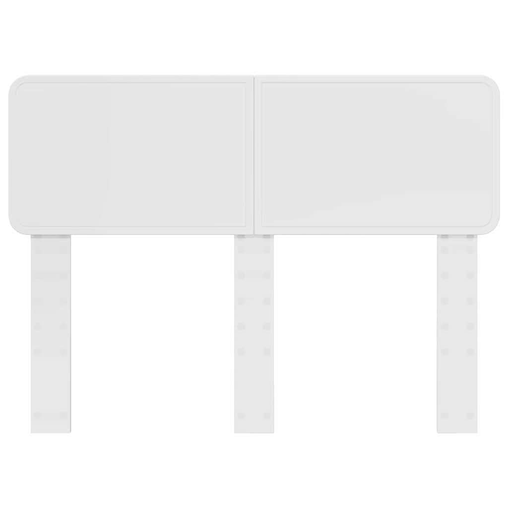 Testiera con testiera Bianco Lucido 135 cm Legno multistrato