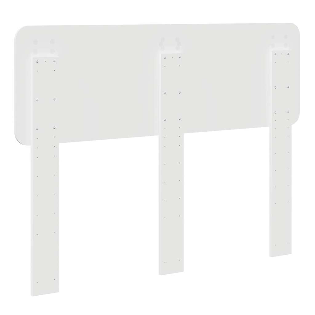 Testiera con testiera Bianco 120 cm Legno multistrato