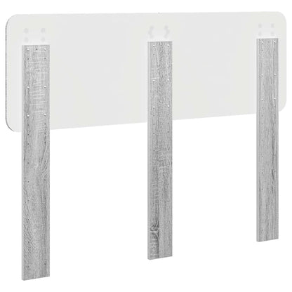 Testiera con testiera Grigio Sonoma 120 cm Legno multistrato