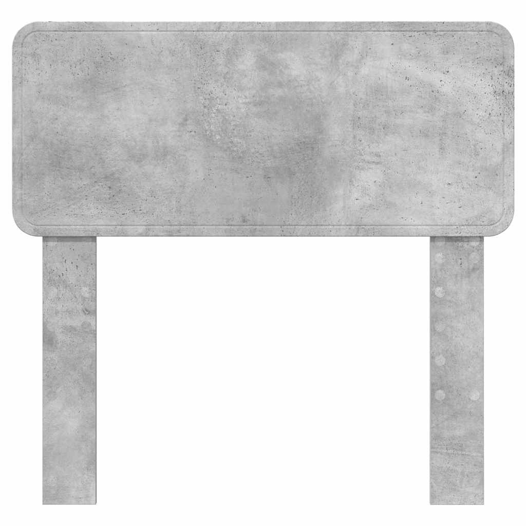 Testiera con testiera Grigio cemento 90 cm Legno multistrato