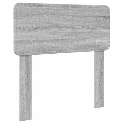 Testiera con testiera Grigio Sonoma 90 cm Legno multistrato