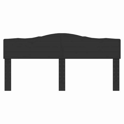 Testiera con testiera Rovere Nero 200 cm Legno multistrato