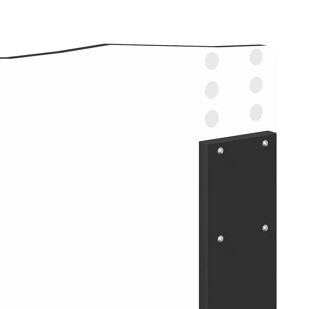 Testiera con testiera Rovere Nero 150 cm Legno multistrato