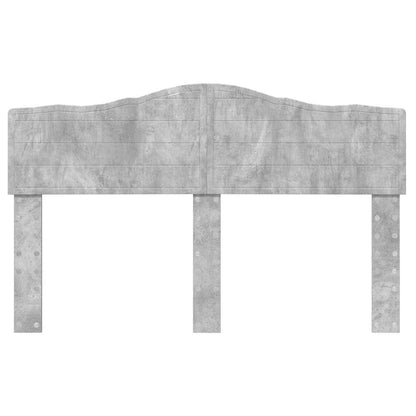 Testiera con testiera Grigio cemento 150 cm Legno multistrato