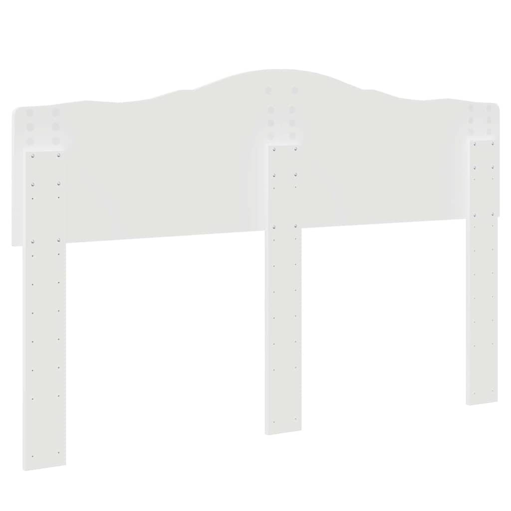 Testiera con testiera Bianco Lucido 150 cm Legno multistrato