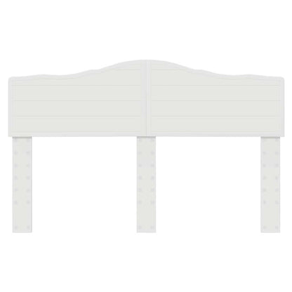 Testiera con testiera Bianco Lucido 140 cm Legno multistrato