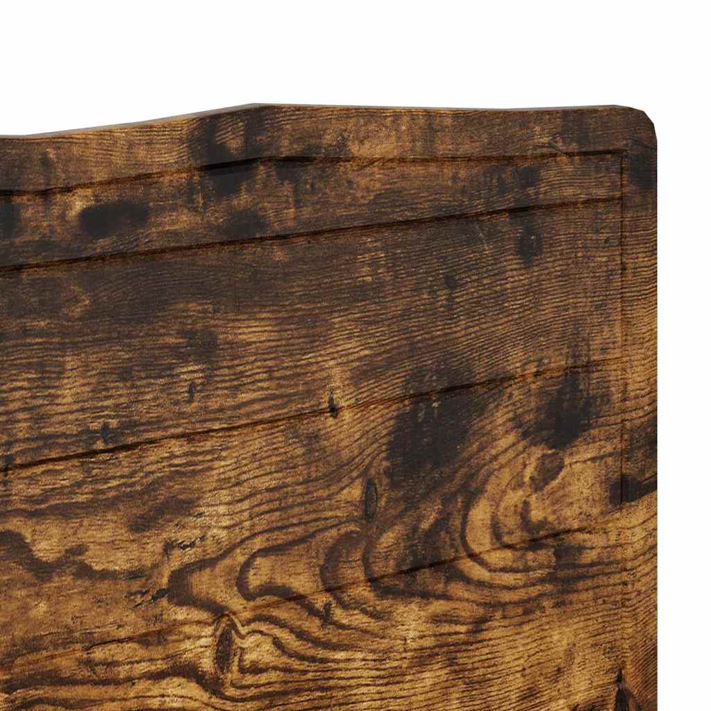 Testiera con testiera Rovere fumé 140 cm Legno multistrato