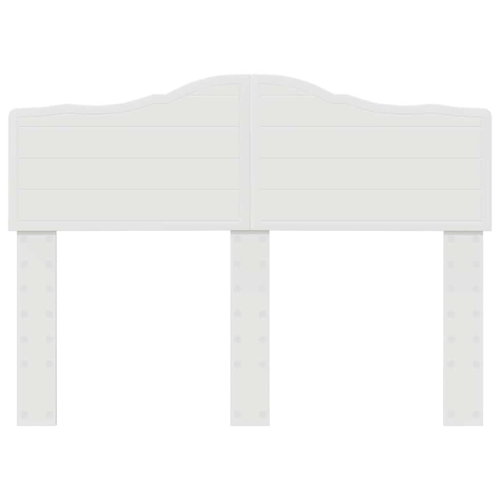 Testiera con testiera Bianco 135 cm Legno multistrato