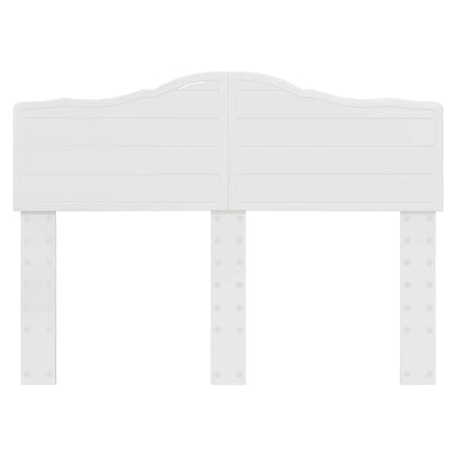 Testiera con testiera Bianco Lucido 135 cm Legno multistrato