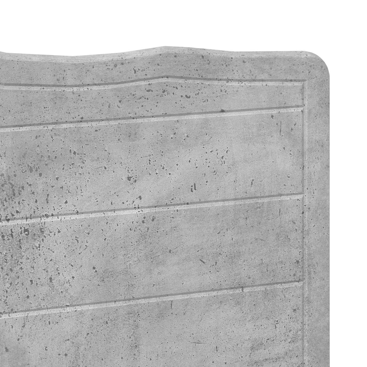 Testiera Grigio cemento Legno ingegnerizzato