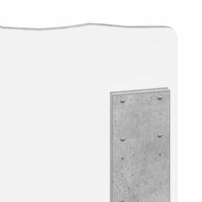 Testiera Grigio cemento Legno ingegnerizzato