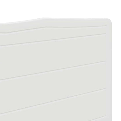 Testiera con testiera Bianco Lucido 120 cm Legno multistrato