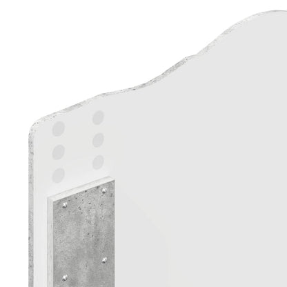 Testiera con testiera Grigio cemento 100 cm Legno multistrato