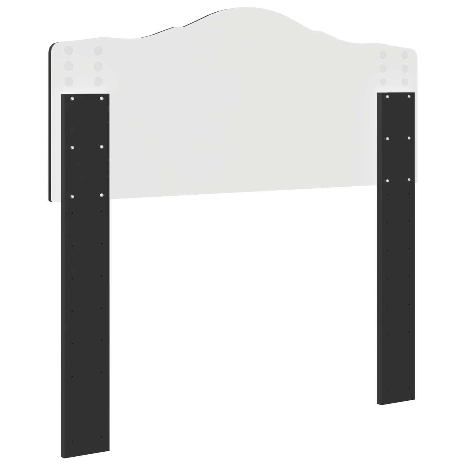 Testiera Rovere Nero Legno multistrato | homemem39