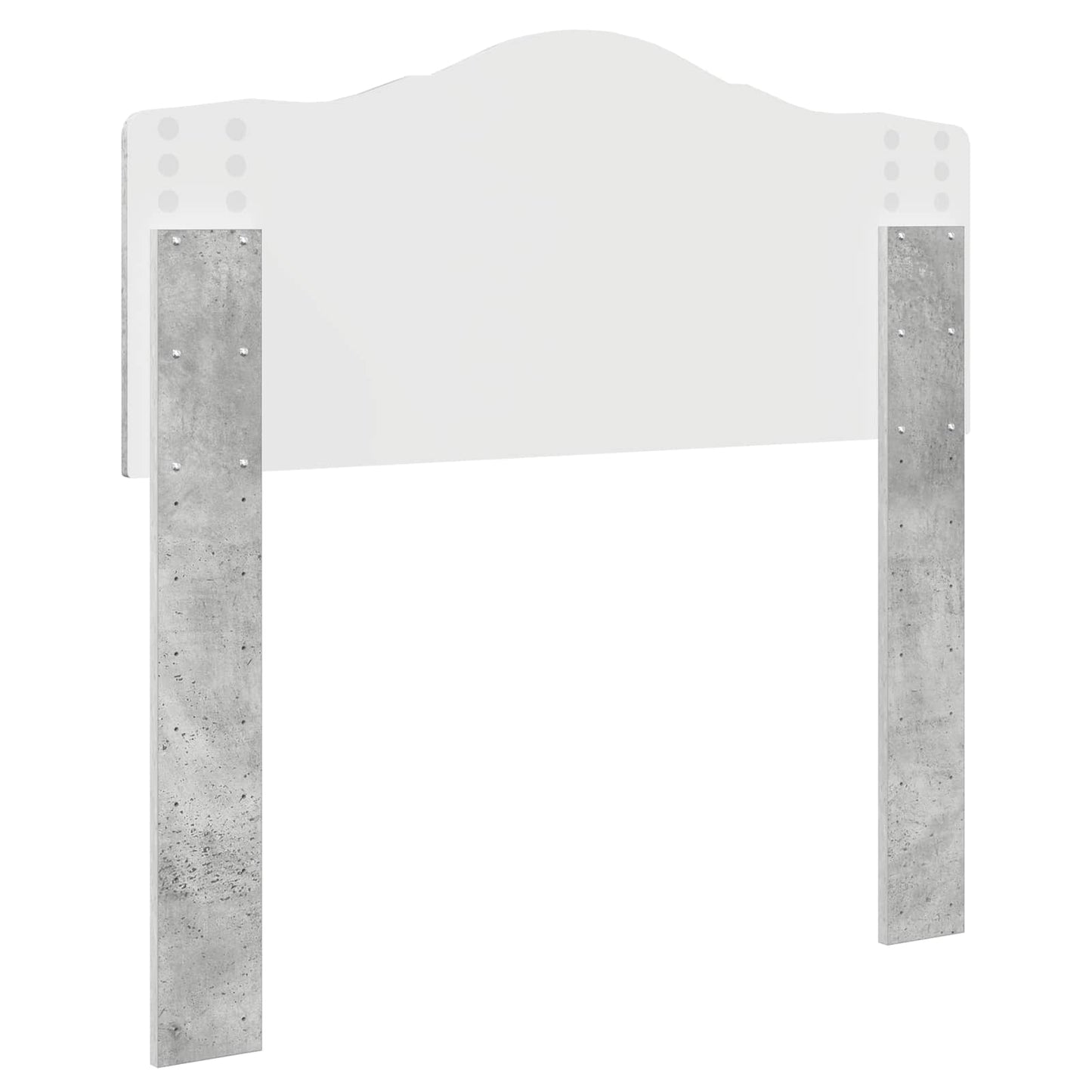 Testiera Grigio cemento Legno multistrato | homemem39