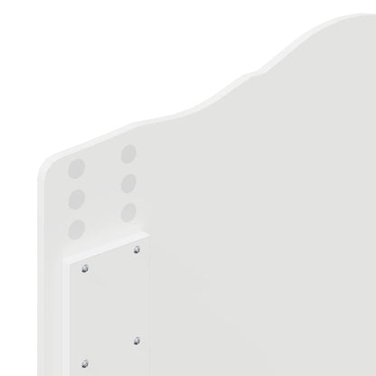 Testiera con testiera Bianco Lucido 90 cm Legno multistrato